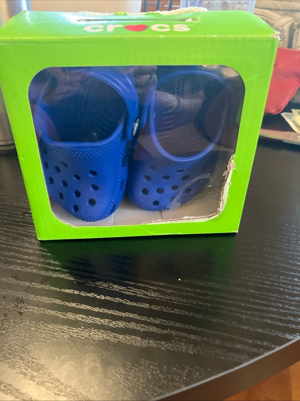 Crocs Littles Classic Clogs -  Blue bolt (11441)Toddler C2/C3 Shoes NWT